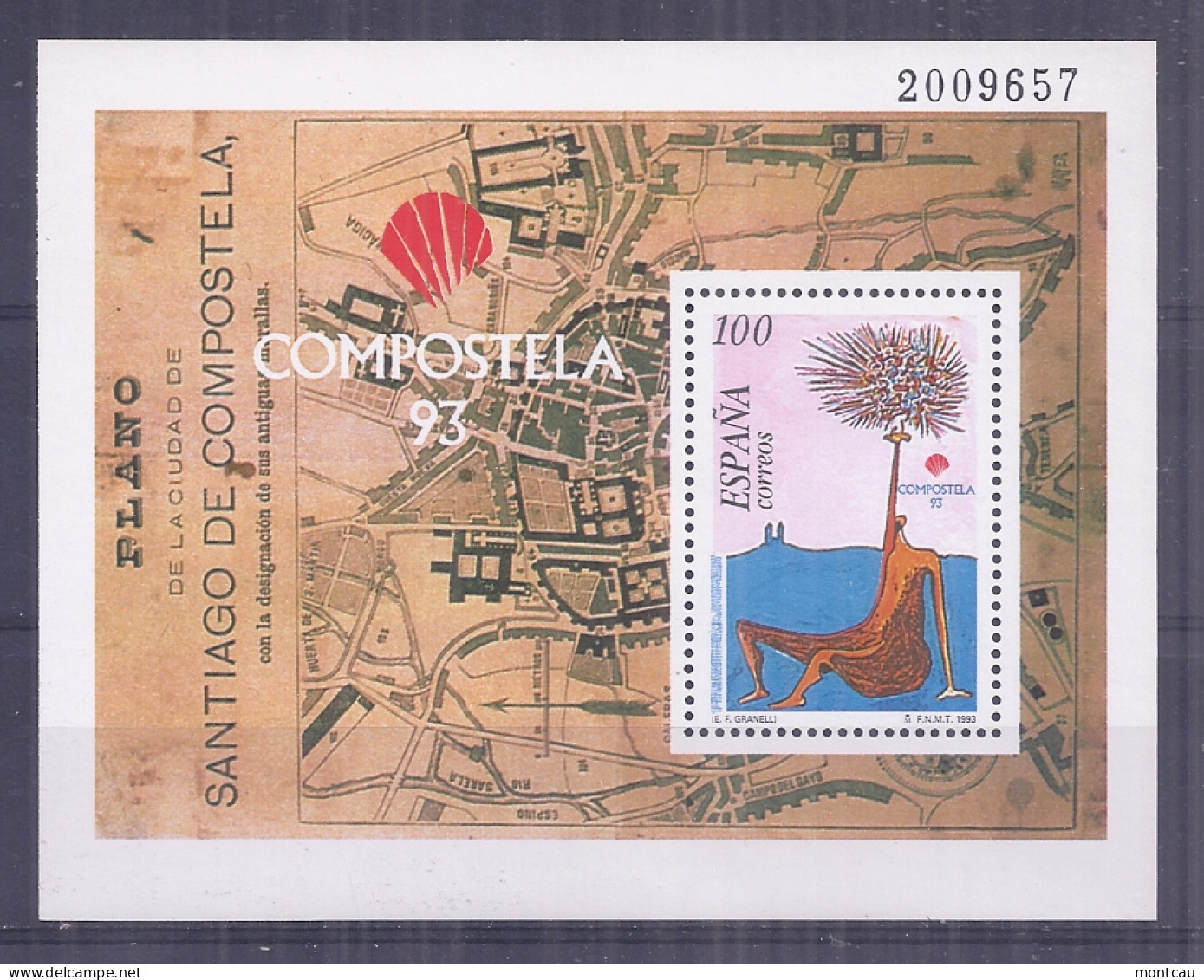 Spain 1993 - Compostela 93 Ed 3258 (**) - Ongebruikt