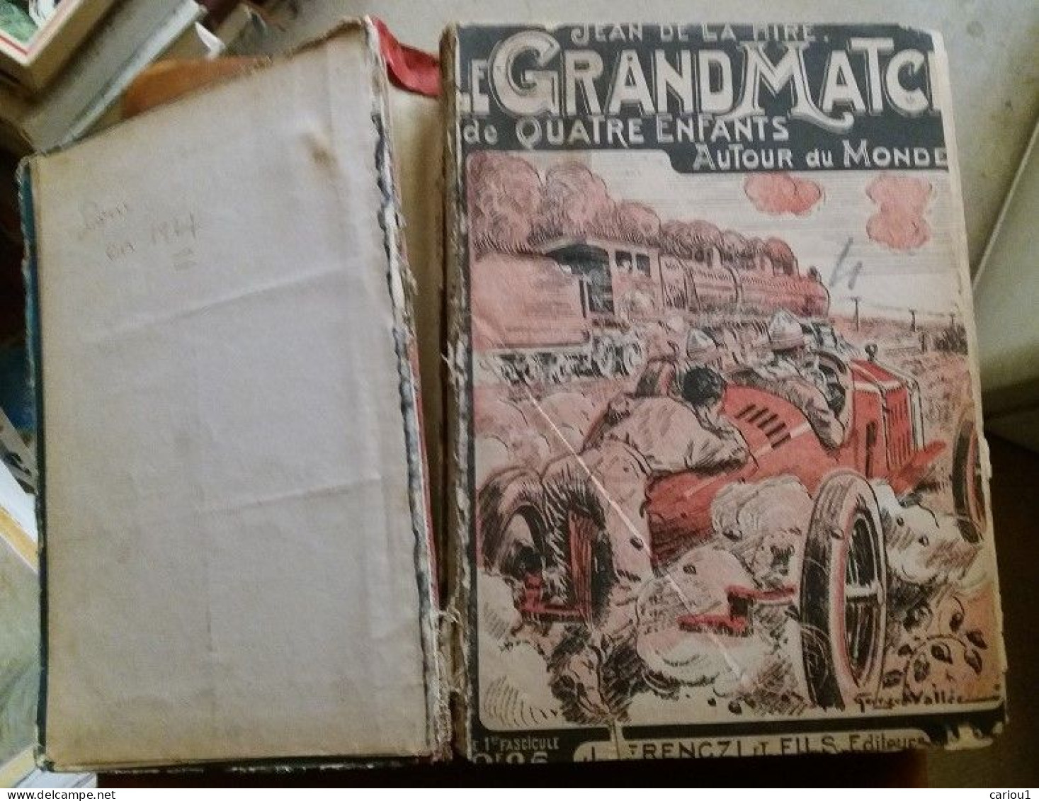 C1  SCOUT Jean De LA HIRE Grand Match Quatre Enfants Autour Monde RELIURE 1927 COMPLET - Pfadfinder-Bewegung