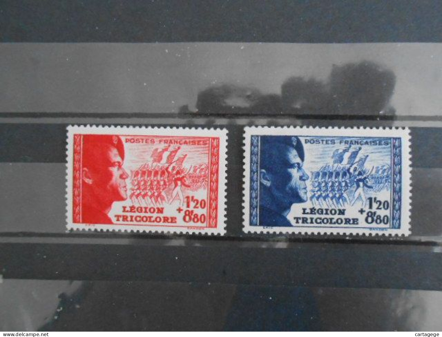 FRANCE YT 565/566 LEGION TRICOLORE** - Unused Stamps