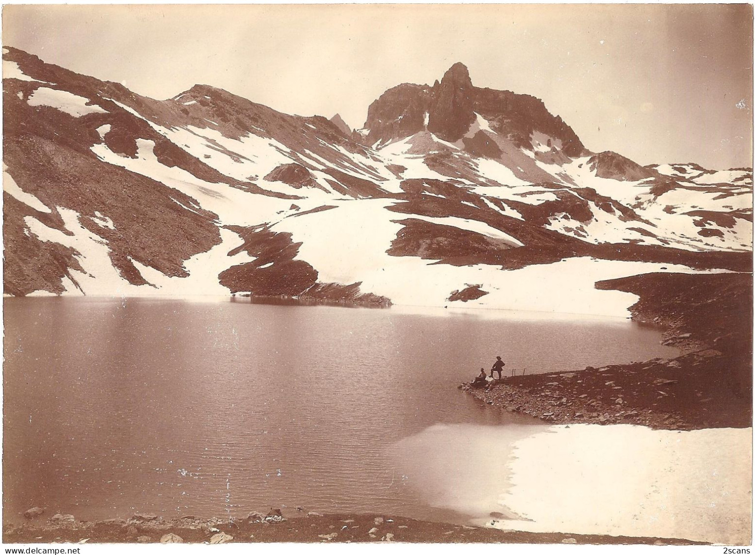 Dépt 73 - MODANE - Photographie ancienne 11,9 x 16,9 cm sur carton 17,4 x 23,7 cm - "VUE À MODANUM" - (1911) - photo