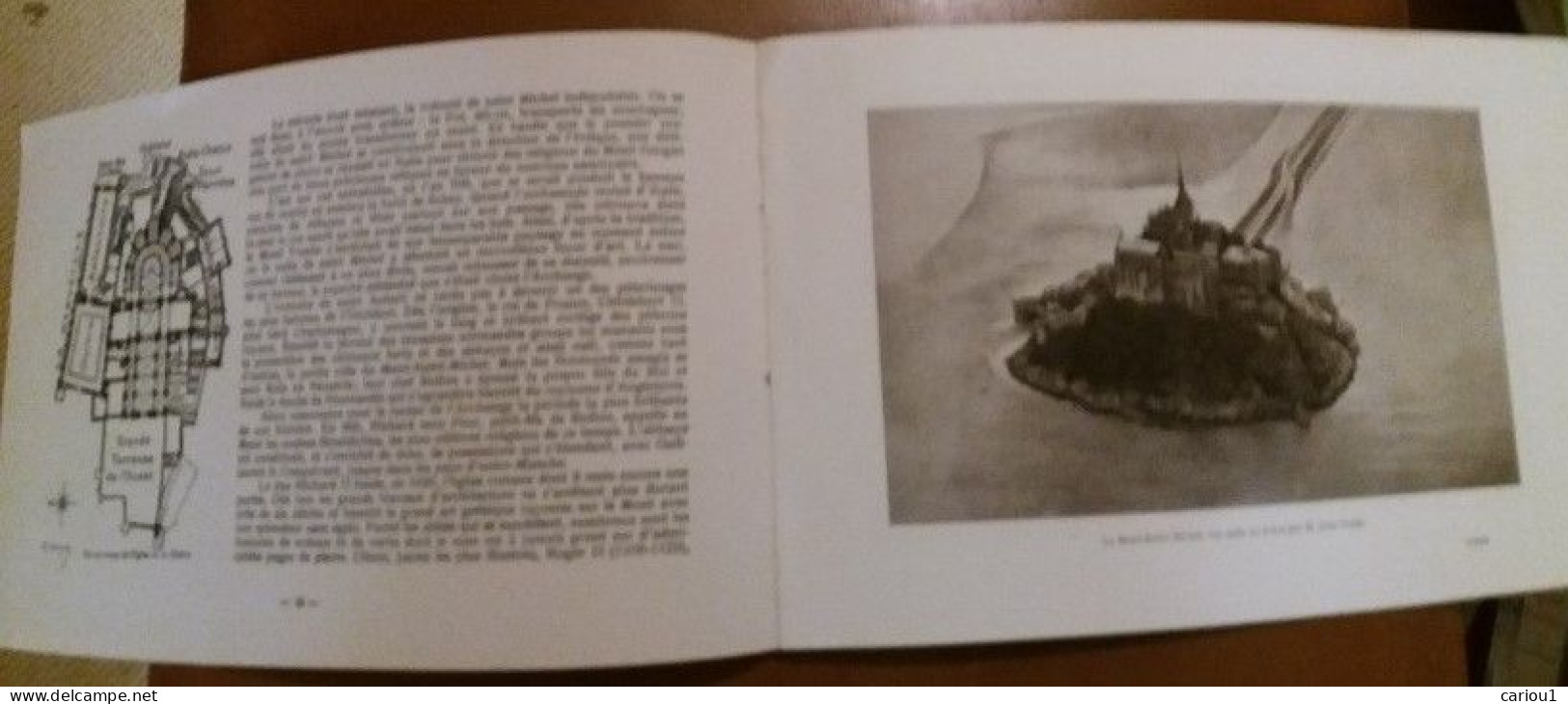 C1 Monmarche LE MONT SAINT MICHEL Brochure ILLUSTRE 1936 Chemins De Fer Etat PORT INCLUS France - Normandië