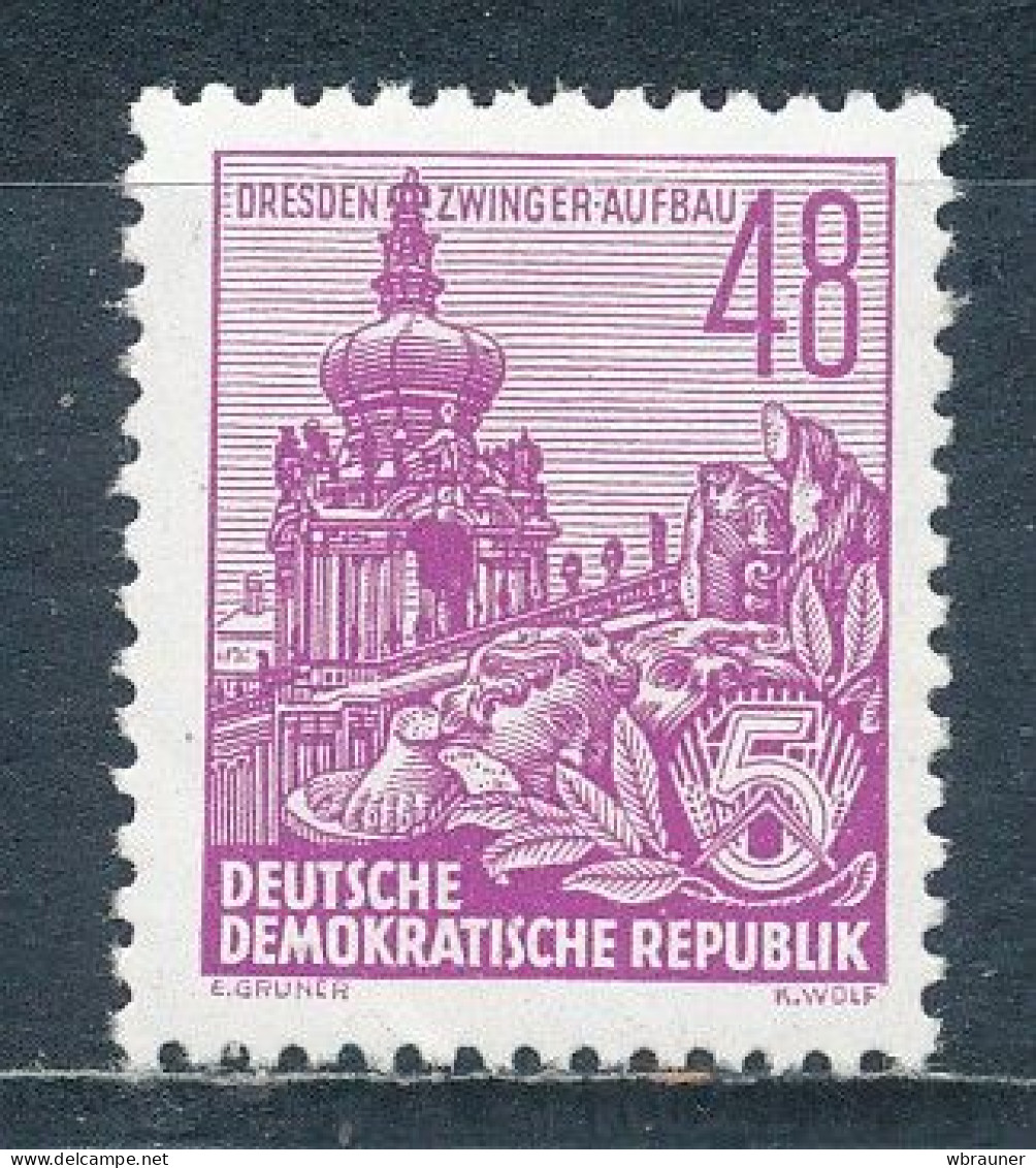 DDR 419 XI ** Geprüft Schönherr Mi. 12,- - Unused Stamps