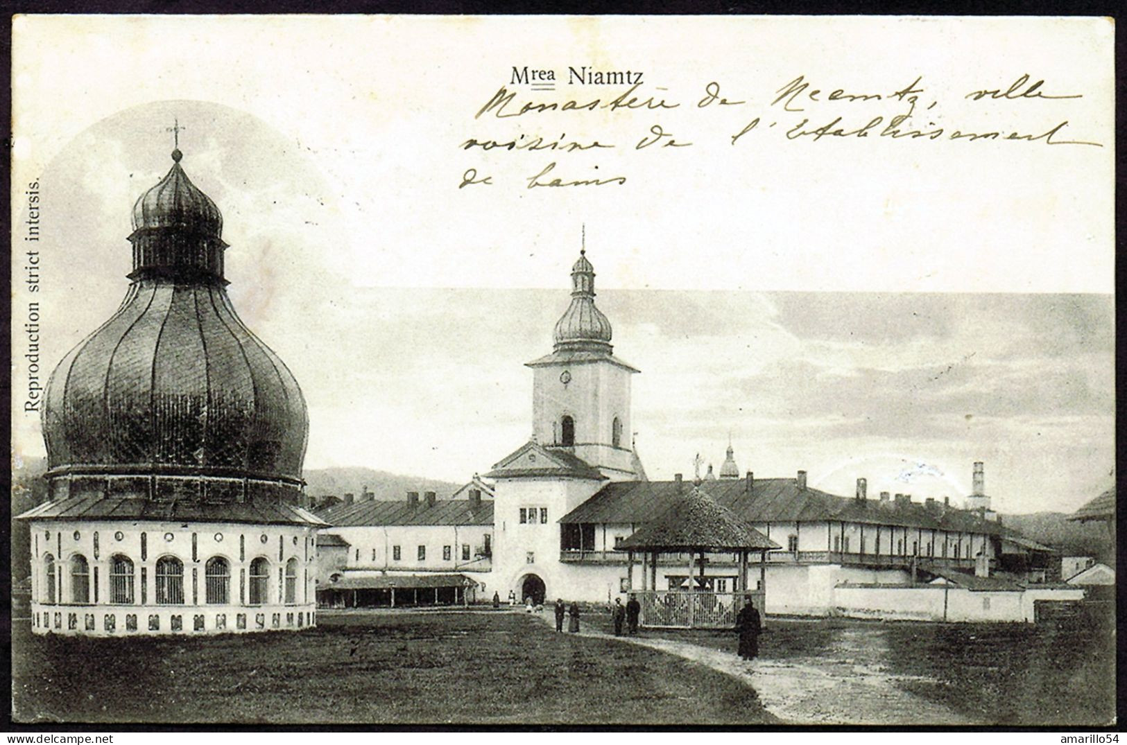 ROMANIA Rumänien - Moldova - Manastirea Neamt - 1907 - Romania
