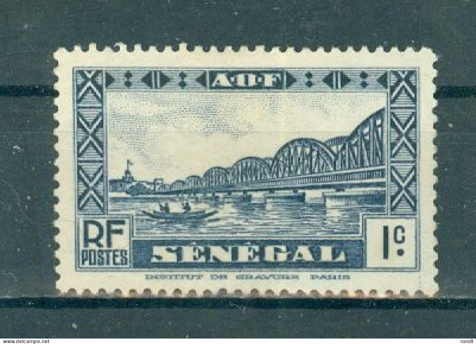 SENEGAL - N°114 Oblitéré - Pont Faidherbe. - Used Stamps