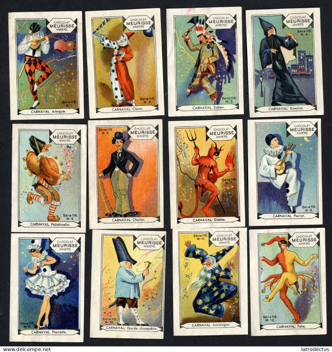 Meurisse - Ca 1930 - 116 - Carnaval - Full Serie - Other & Unclassified