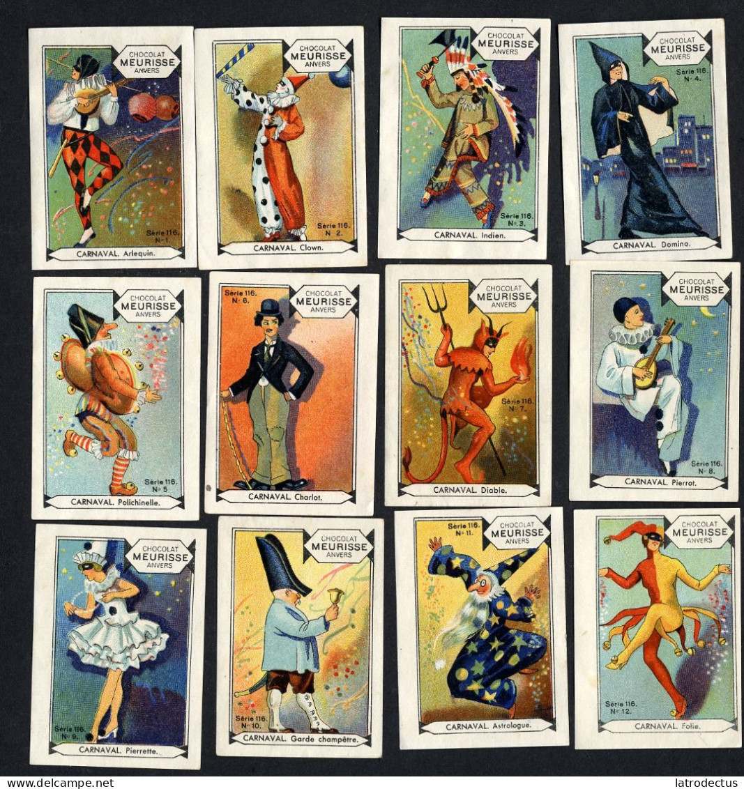 Meurisse - Ca 1930 - 116 - Carnaval - Full Serie - Other & Unclassified