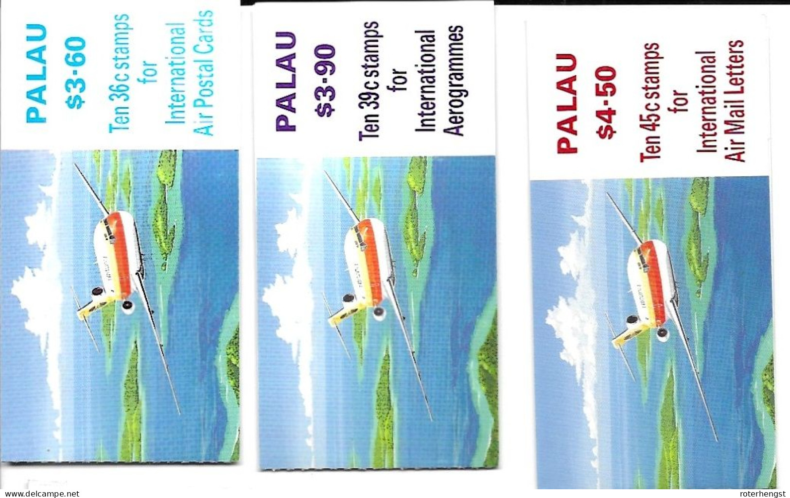 Palau 3 Booklets Mnh ** 1989 27 Euros - Palau