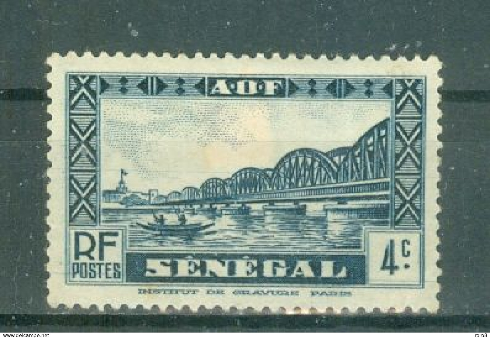 SENEGAL - N°116 Oblitéré - Pont Faidherbe. - Gebraucht