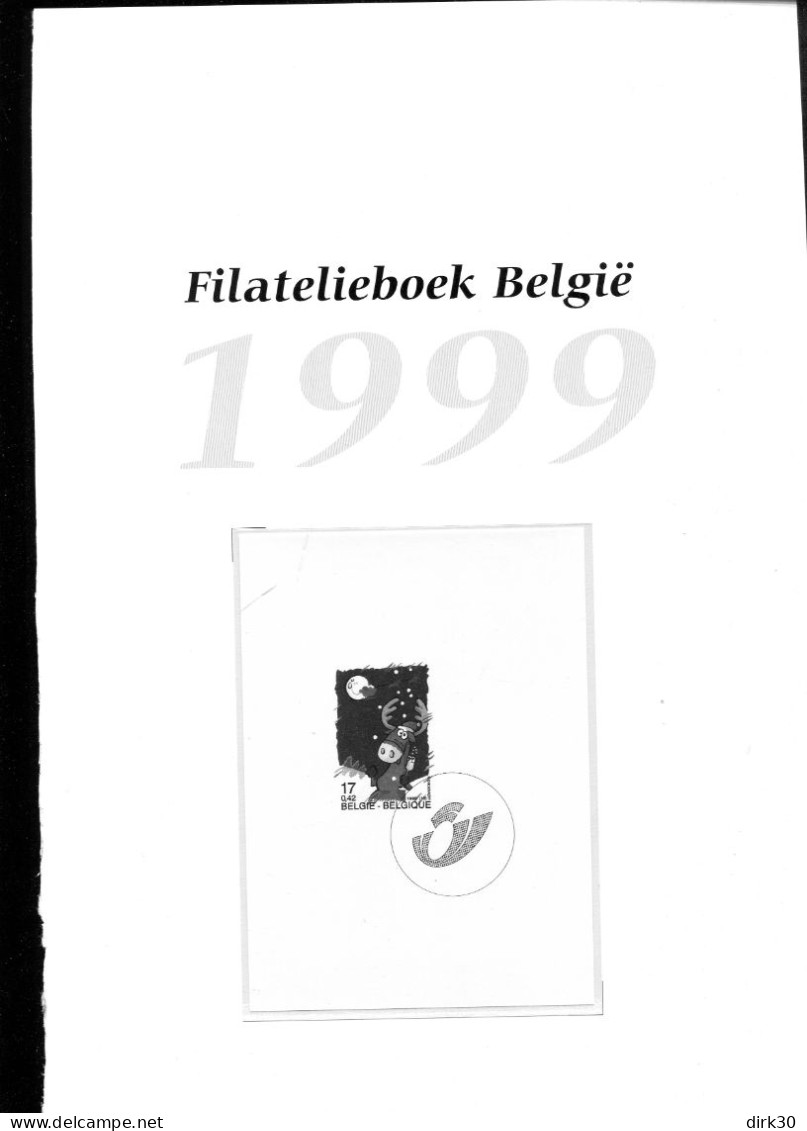 Belgie 1999 Zwartwit Velletje Uit Jaarboek GCB3 Nr 2853 - Feuillets N&B Offerts Par La Poste [ZN & GC]