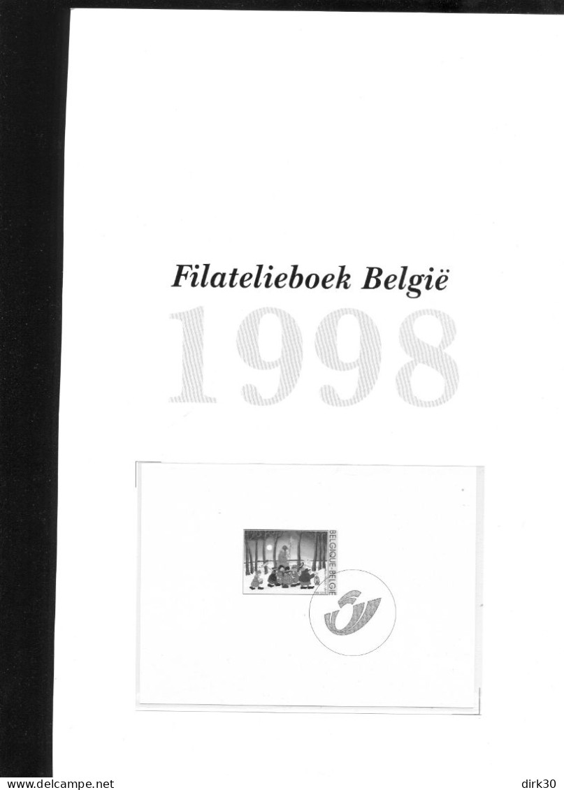 Belgie 1998 Zwartwit Velletje Uit Jaarboek GCB2 Nr 2790 - B&W Sheetlets, Courtesu Of The Post  [ZN & GC]