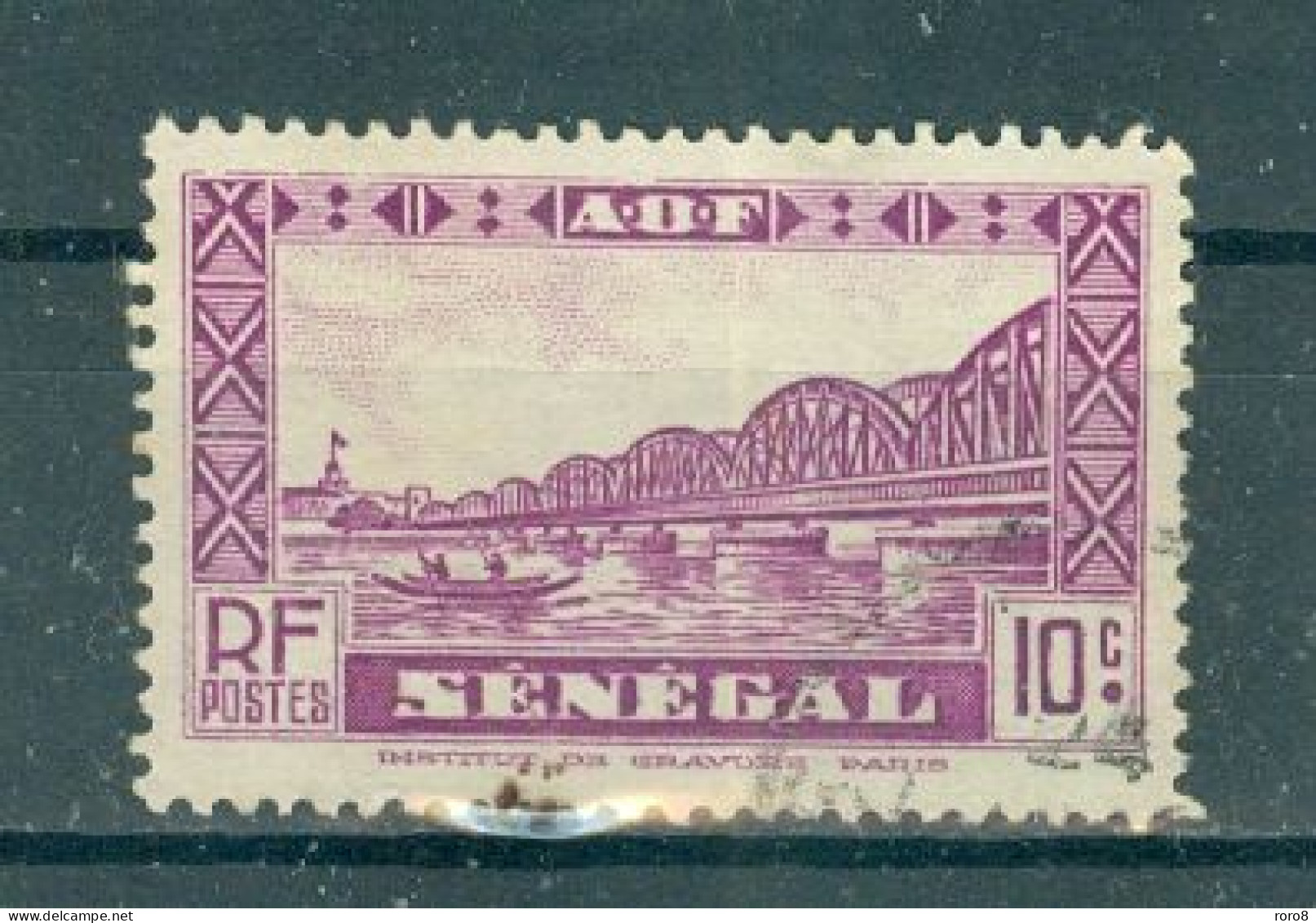SENEGAL - N°118 Oblitéré - Pont Faidherbe. - Oblitérés