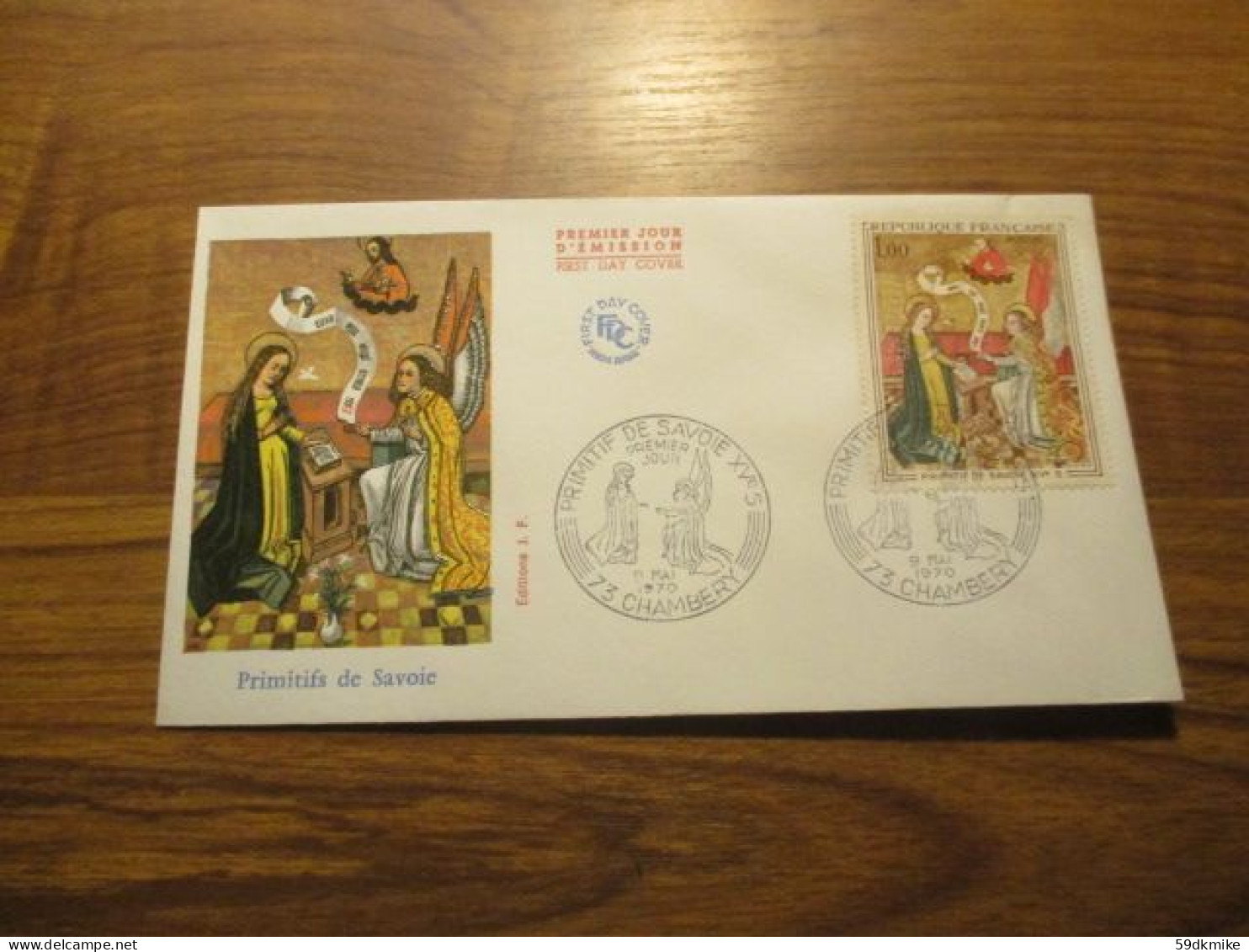 FDC - 1er Jour - France - 1970 - Primitifs De Savoie - 1970-1979