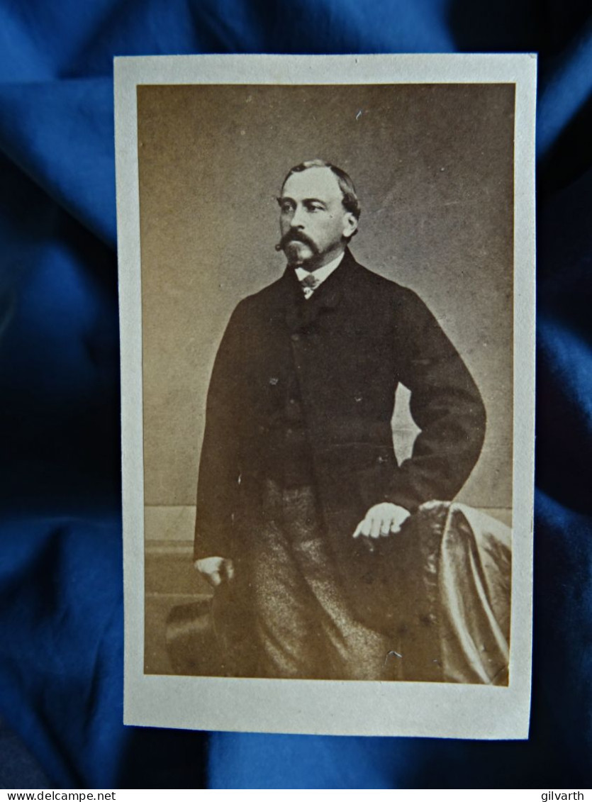 Photo Cdv Anonyme - Ernest II De Saxe Cobourg Et Gotha Circa 1860-65 L437 - Alte (vor 1900)