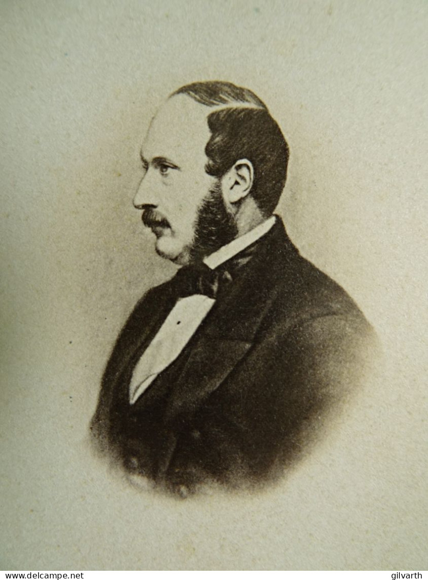 Photo Cdv Anonyme - Albet De Saxe Cobourg Gotha, Prince Consort RU Circa 1860 L437 - Anciennes (Av. 1900)