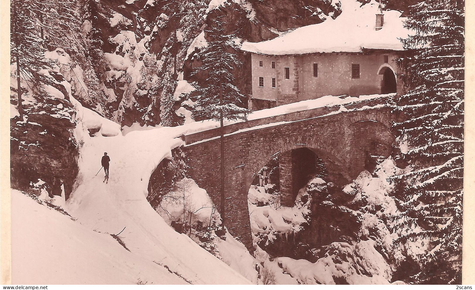 Dépt 73 - MODANE - Photographie Ancienne 12,1 X 16,9 Cm Sur Carton 16,7 X 22 Cm - CHAPELLE DU CHARMAIX - (1911) - Photo - Modane