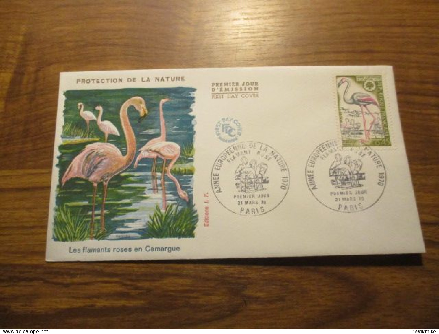 FDC - 1er Jour - France - 1970 - Les Flamants Roses En Camargue - 1970-1979