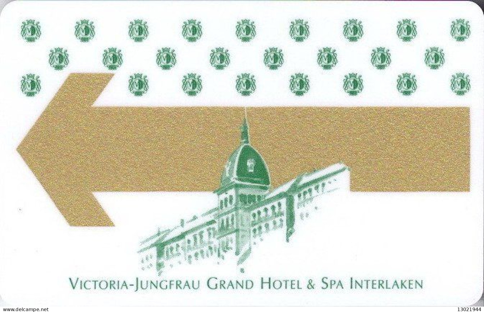 SVIZZERA  KEY HOTEL  Victoria Jungfrau Interlaken - Hotelkarten
