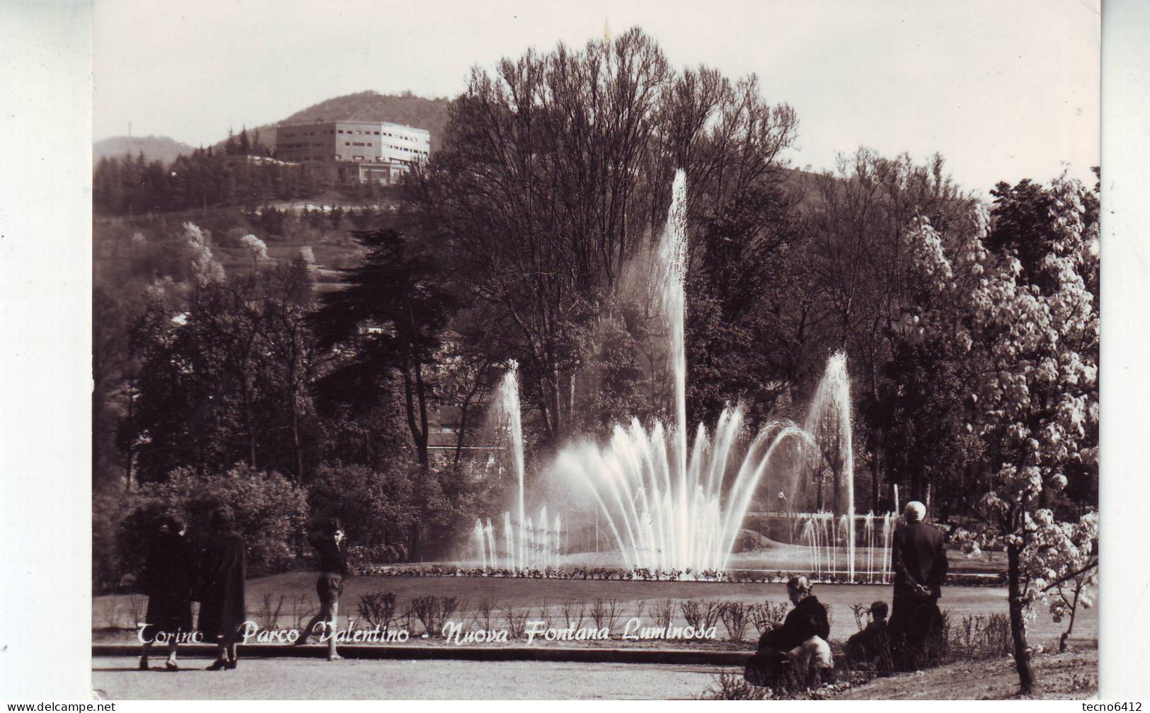 Torino - Parco Valentino - Nuova Fontana Luminosa - Viaggiata - Parchi & Giardini