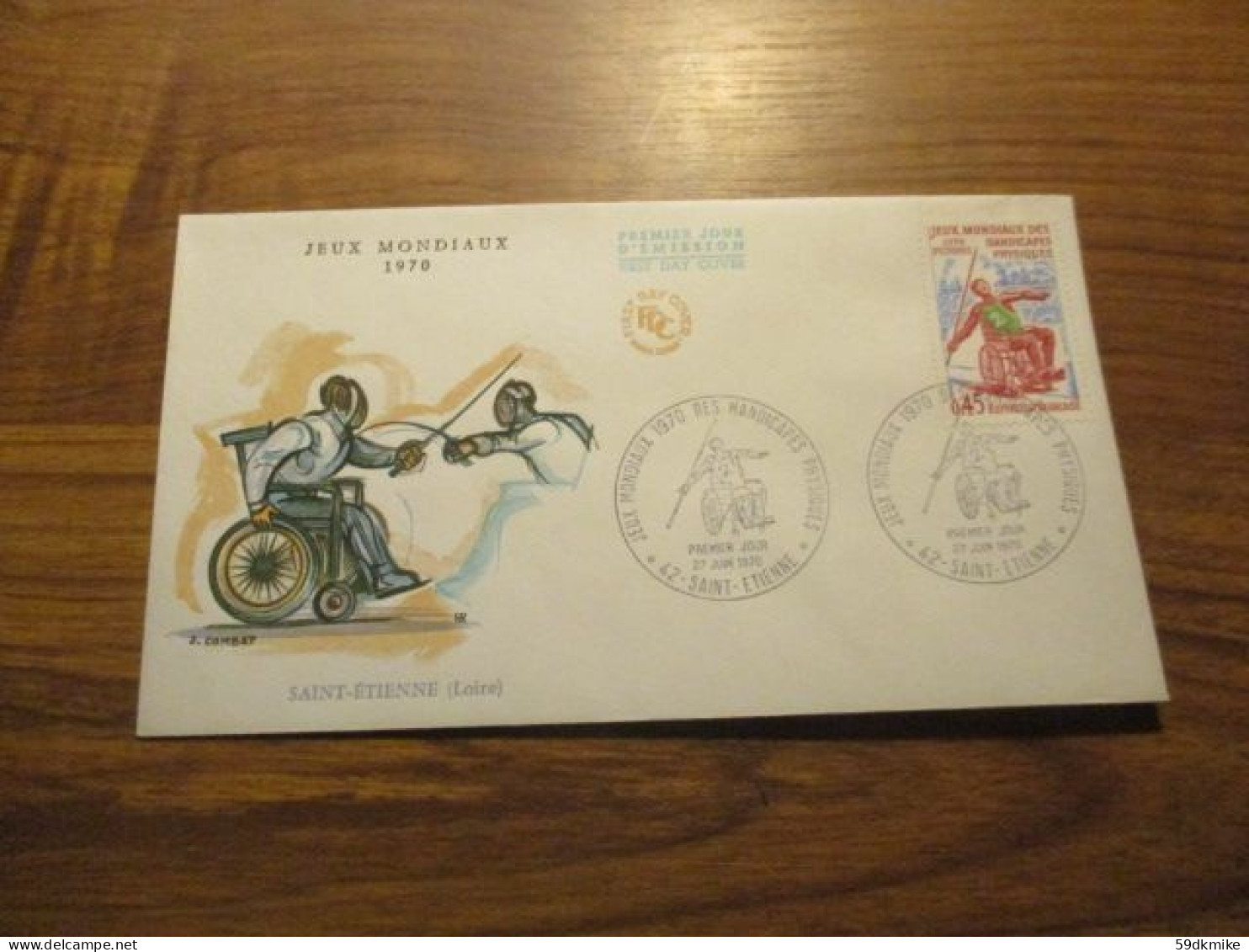 FDC - 1er Jour - France - 1970 - Saint Etienne - 1970-1979