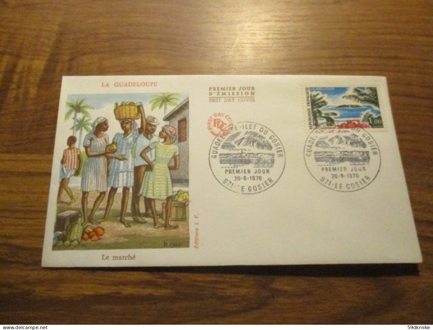 FDC - 1er Jour - France - 1970 - La Guadeloupe - 1970-1979