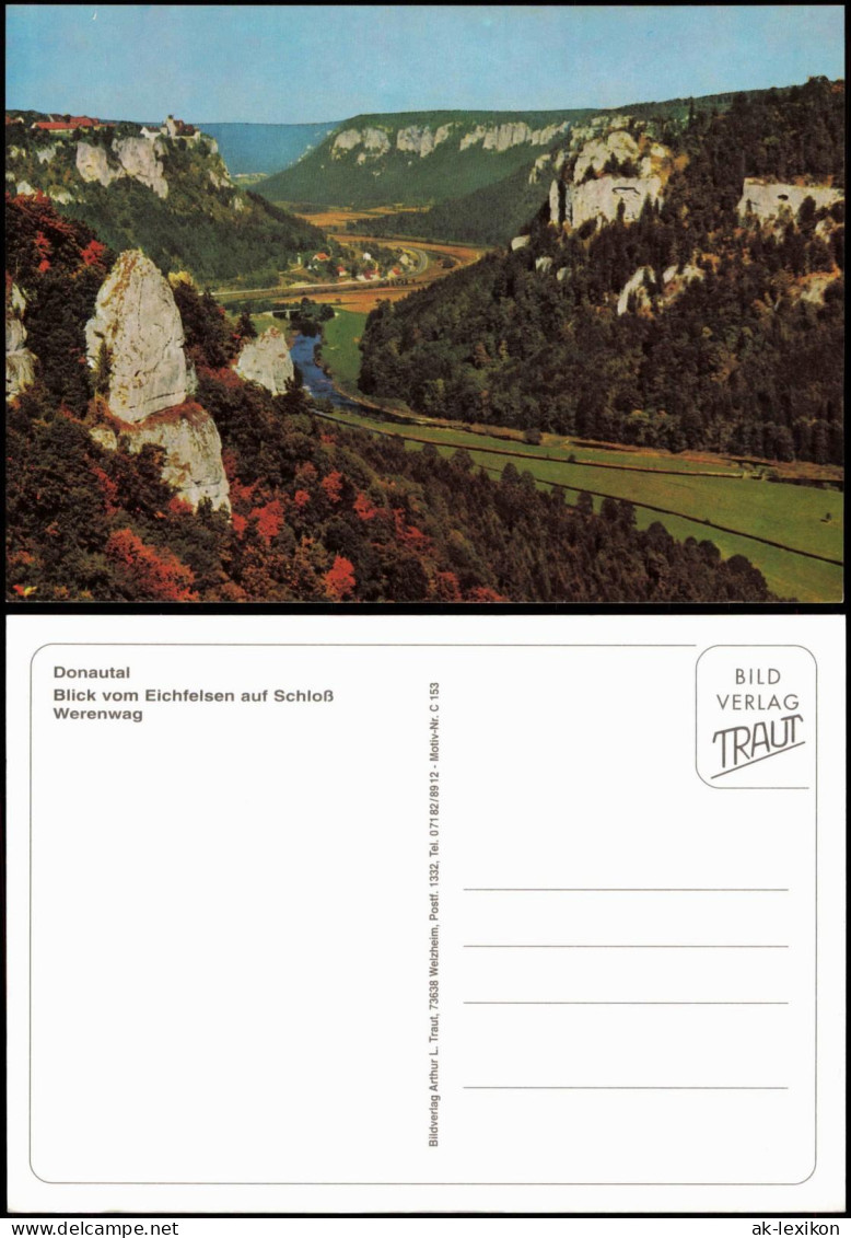 Ansichtskarte  Donautal Blick Vom Eichfelsen Auf Schloß Werenwag 1970 - Non Classés