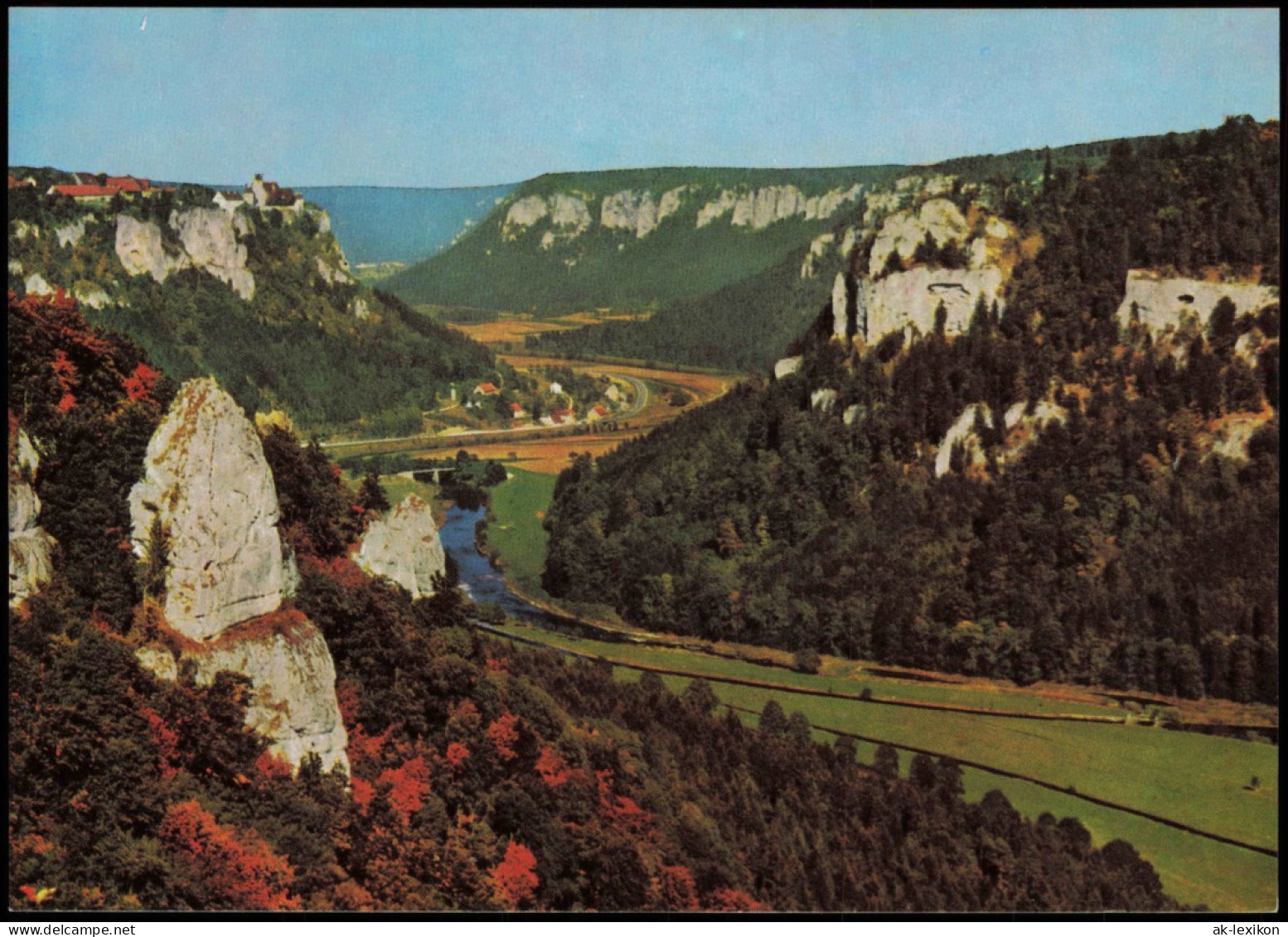 Ansichtskarte  Donautal Blick Vom Eichfelsen Auf Schloß Werenwag 1970 - Unclassified