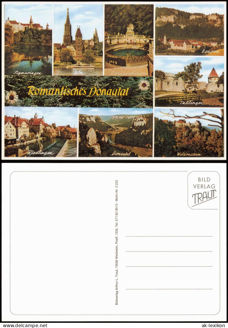 Ansichtskarte  Mehrbildkarte Orte/Städte Im Romantischen Donau-Tal 1970 - Ohne Zuordnung