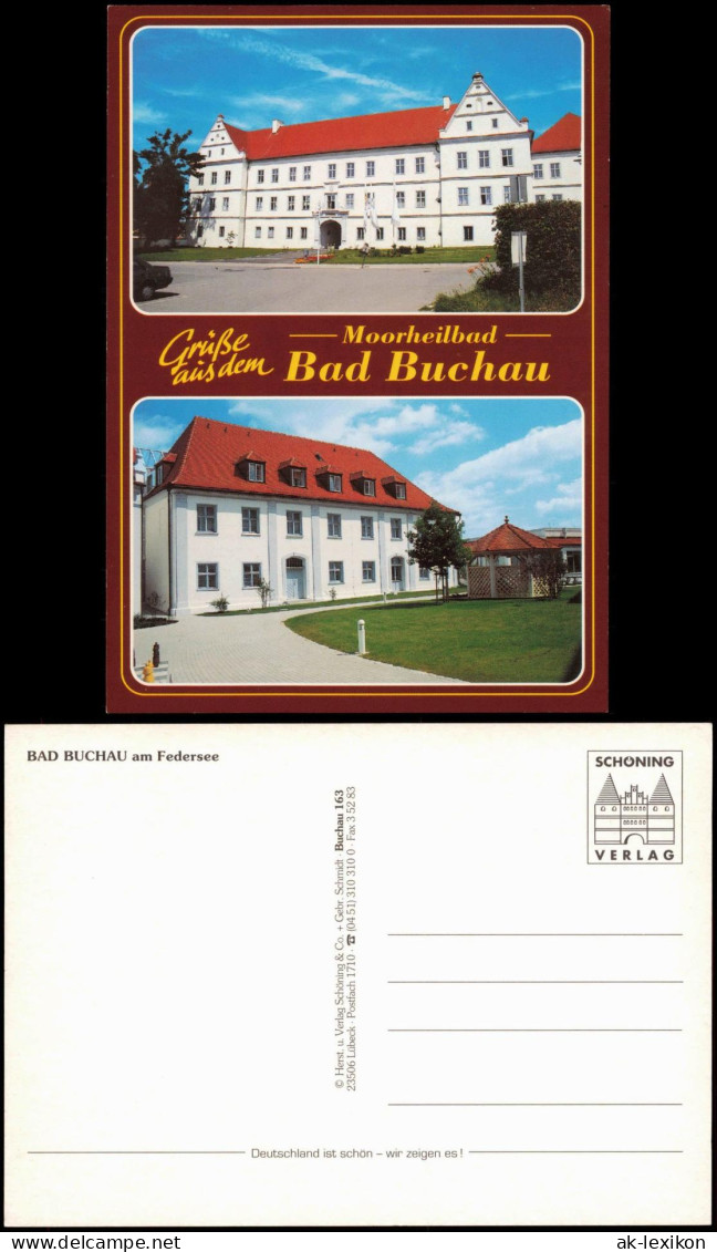 Ansichtskarte Bad Buchau 2-Bild-Karte Mit Gebäude-Ansichten 1990 - Bad Buchau