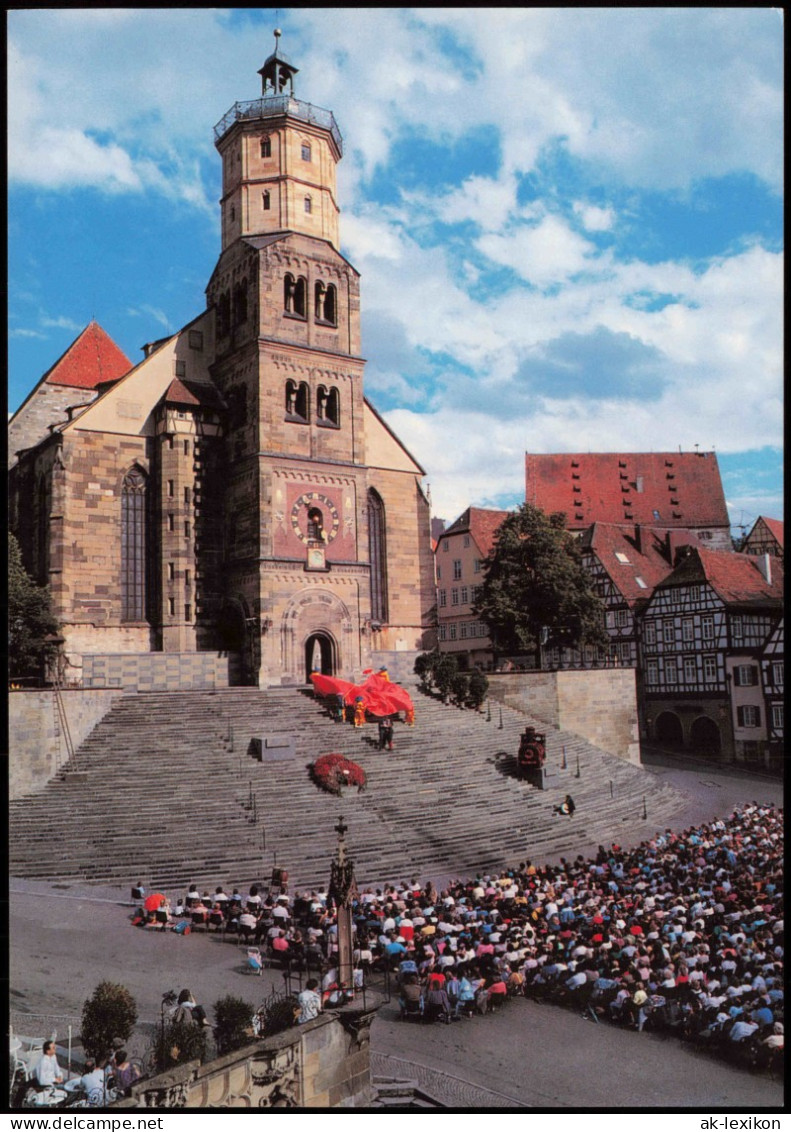 Schwäbisch Hall Freilichtspiele Auf Der Treppe Von St. Michael, Szenenfoto 1980 - Schwaebisch Hall