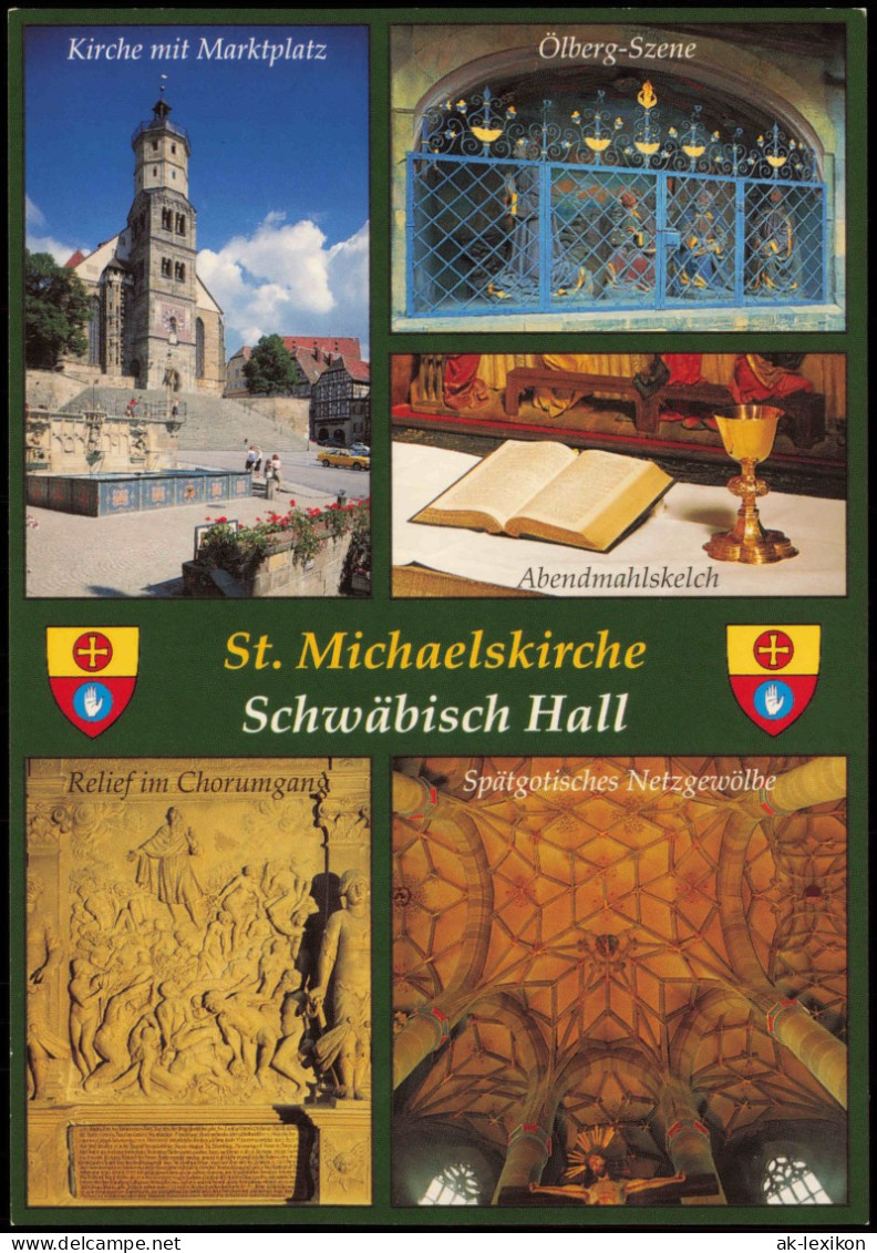 Ansichtskarte Schwäbisch Hall Mehrbild-AK Mit Der St. Michaelskirche 1990 - Schwäbisch Hall