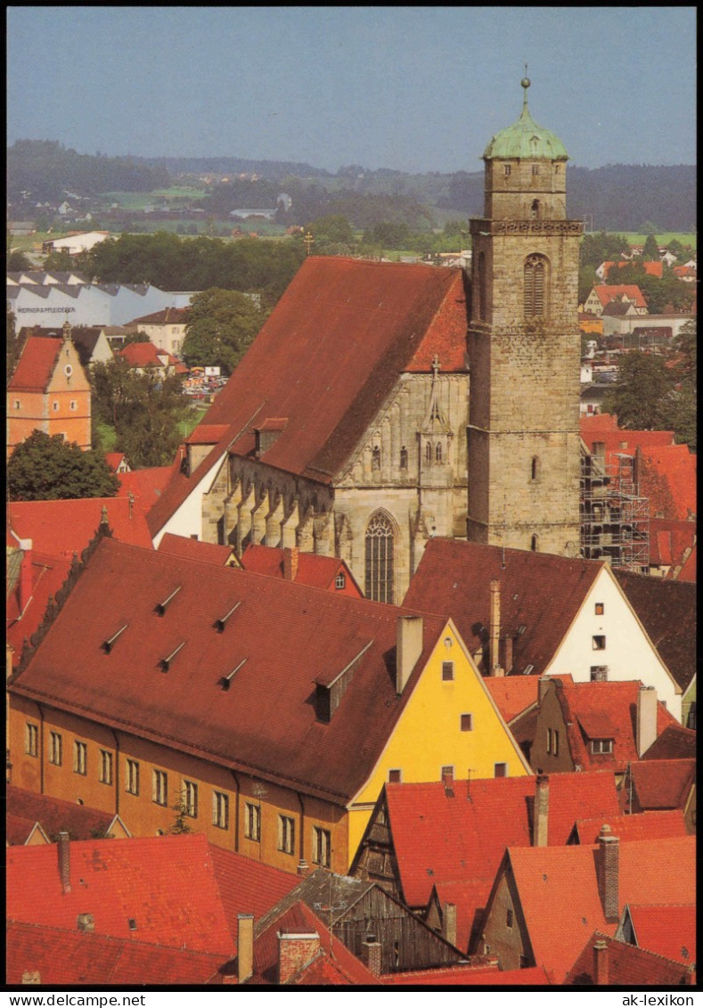 Ansichtskarte Dinkelsbühl Münster St. Georg St. George's Cathedral 1999 - Dinkelsbühl