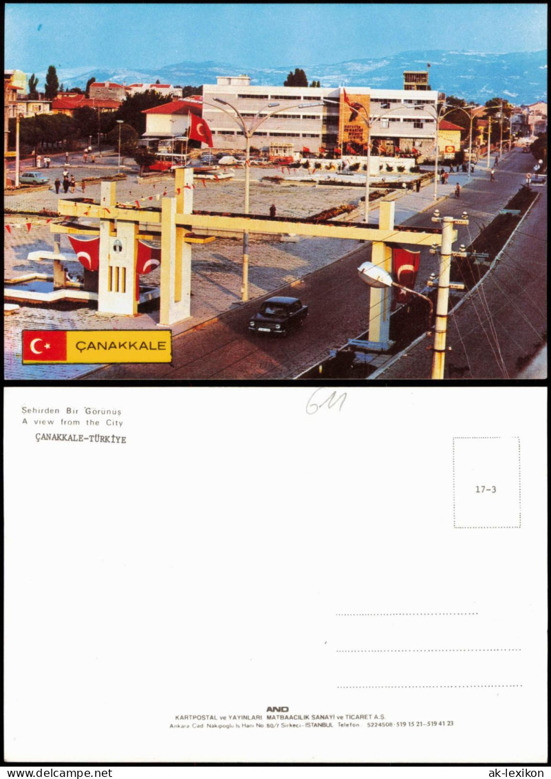 Türkei ÇANAKKALE-TÜRKİYE A View From The City Sehirden Bir Görünüş 1980 - Türkei
