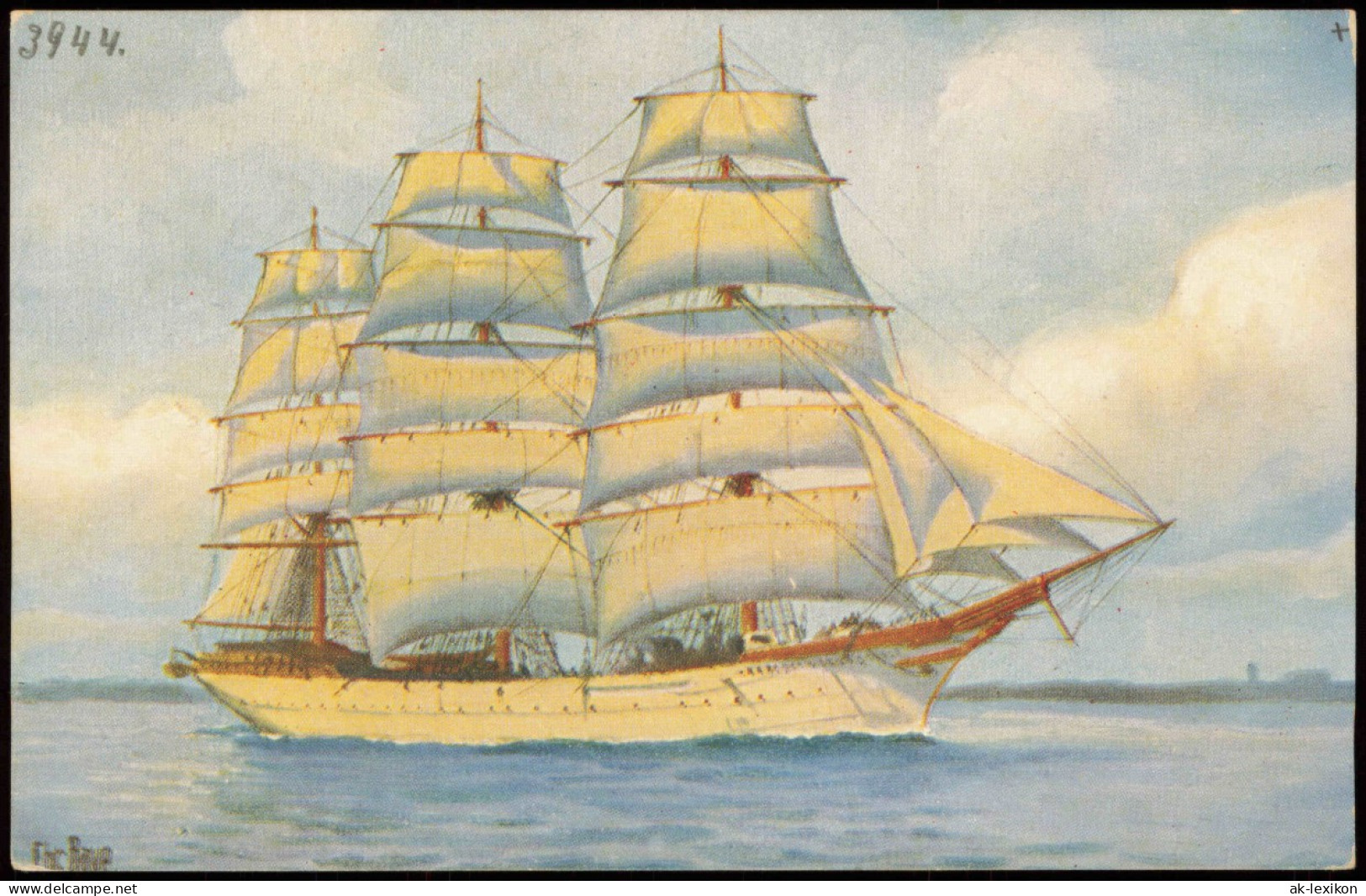 Jungenschulschiff ,,Großherzogin Schiffe Segelschiffe/Segelboote 1913 - Velieri