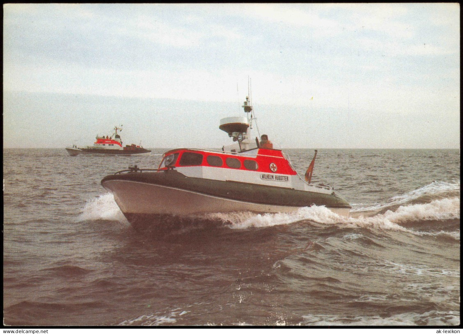 Ansichtskarte  Seenot-Rettungsboot Der 9 M-Klasse Schiff 1987 - Autres & Non Classés