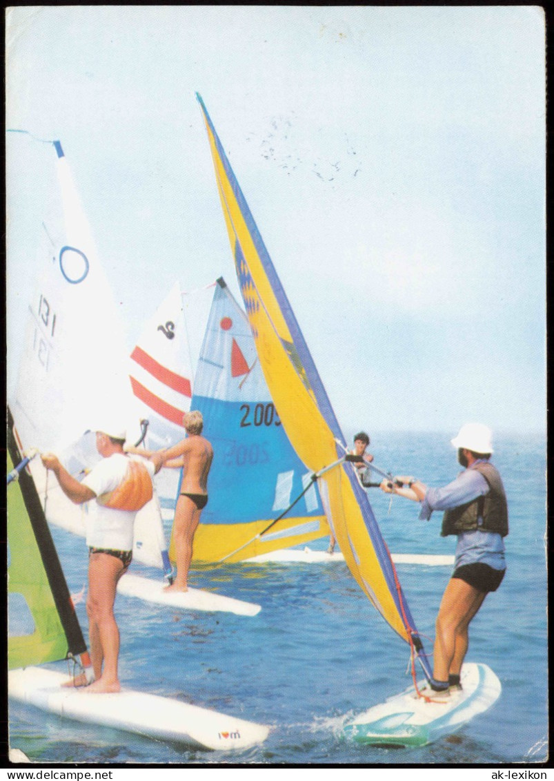 Bulgarien (allgemein) Windsurfer Campingplatz ,,Arapja" - Sarfing 1971 - Bulgarien