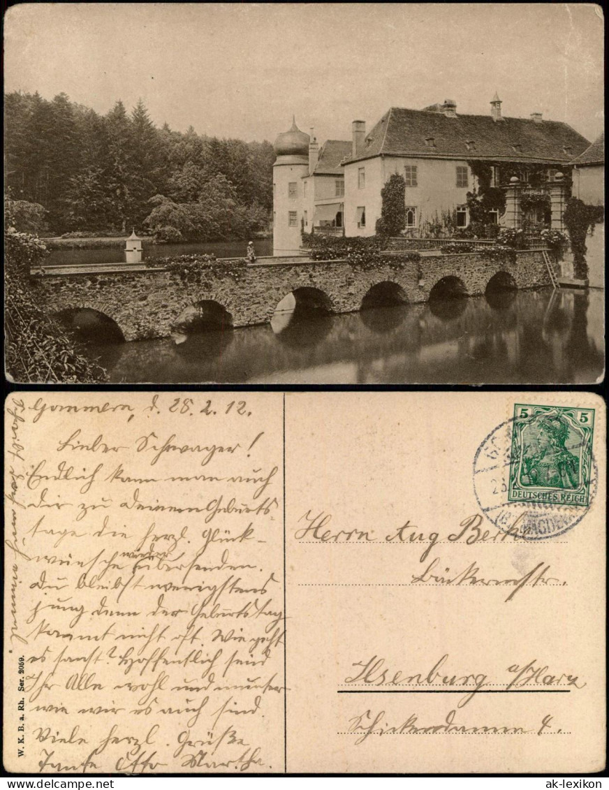 Ansichtskarte  Historische Bauwerke - Schloss Wasserschloß 1910 - Ohne Zuordnung