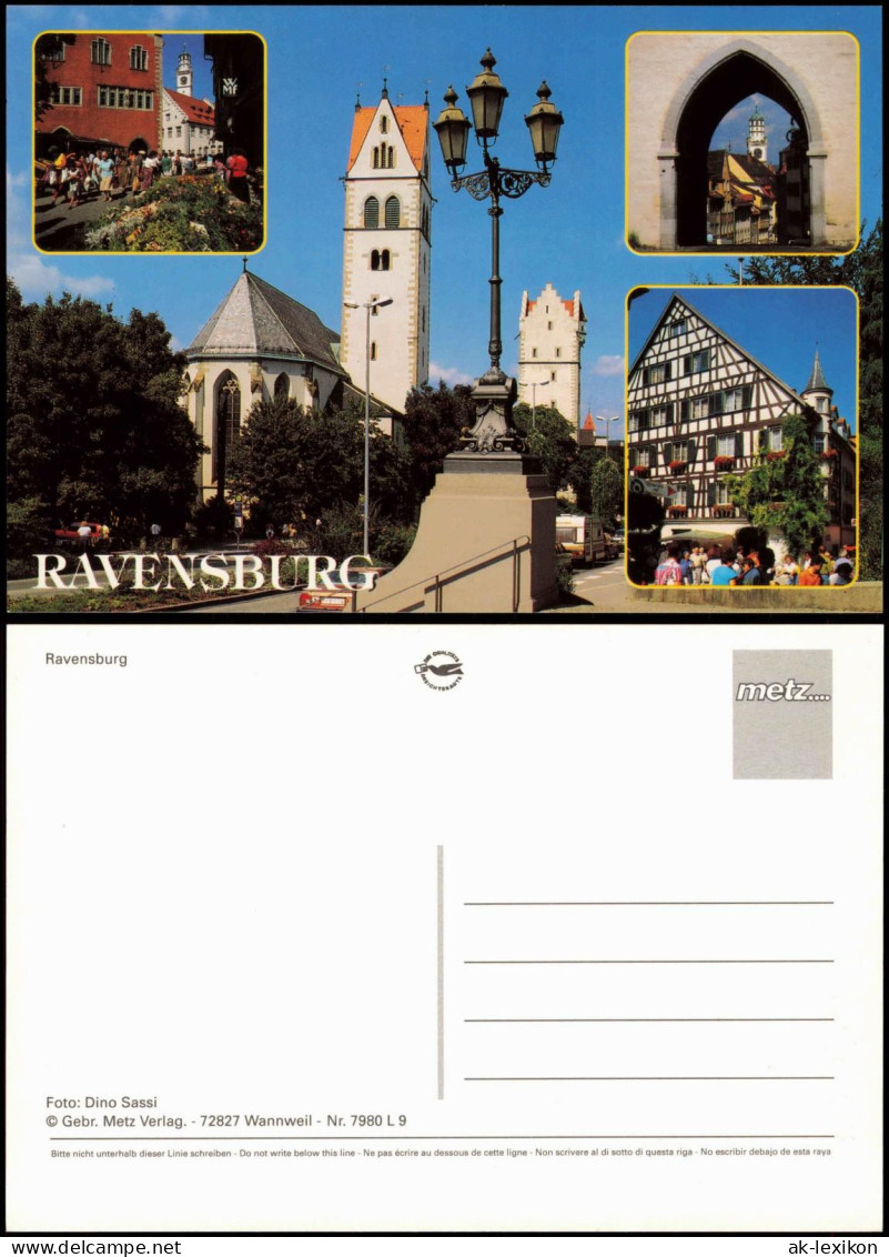 Ansichtskarte Ravensburg Mehrbildkarte Mit Ortsansichten 2000 - Ravensburg