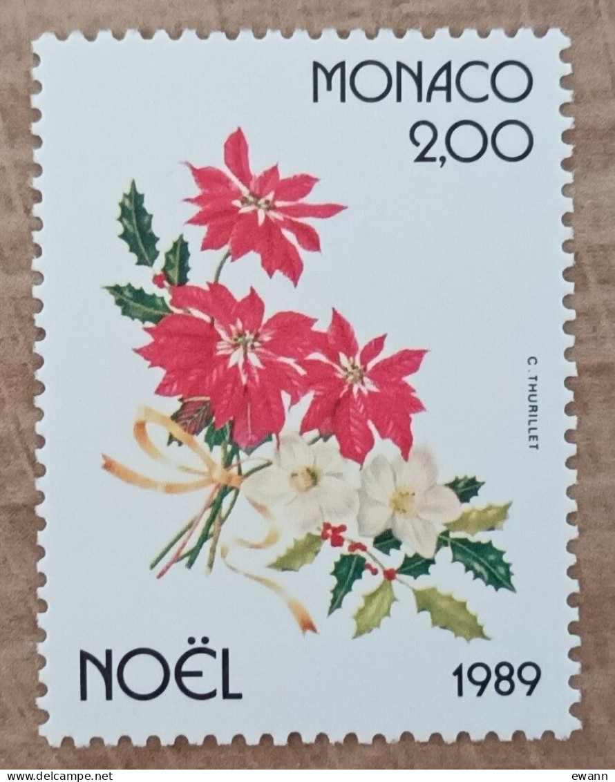 Monaco - YT N°1701 - Noël - 1989 - Neuf - Unused Stamps