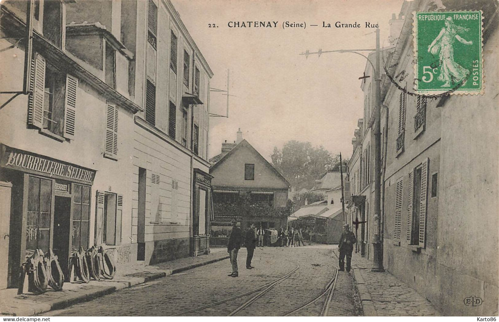 Chatenay * La Grande Rue * Bourrellerie Sellerie BERRIET - Chatenay Malabry