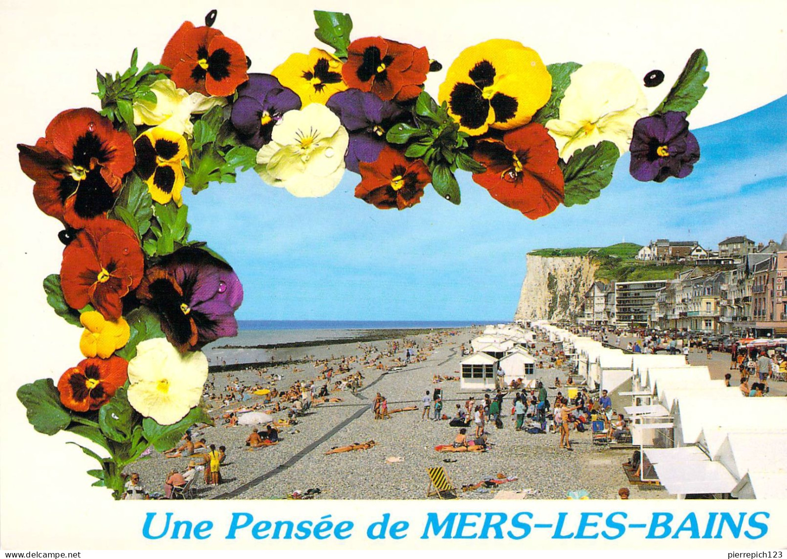 80 - Mers Les Bains - La Plage Et Les Falaises - Mers Les Bains