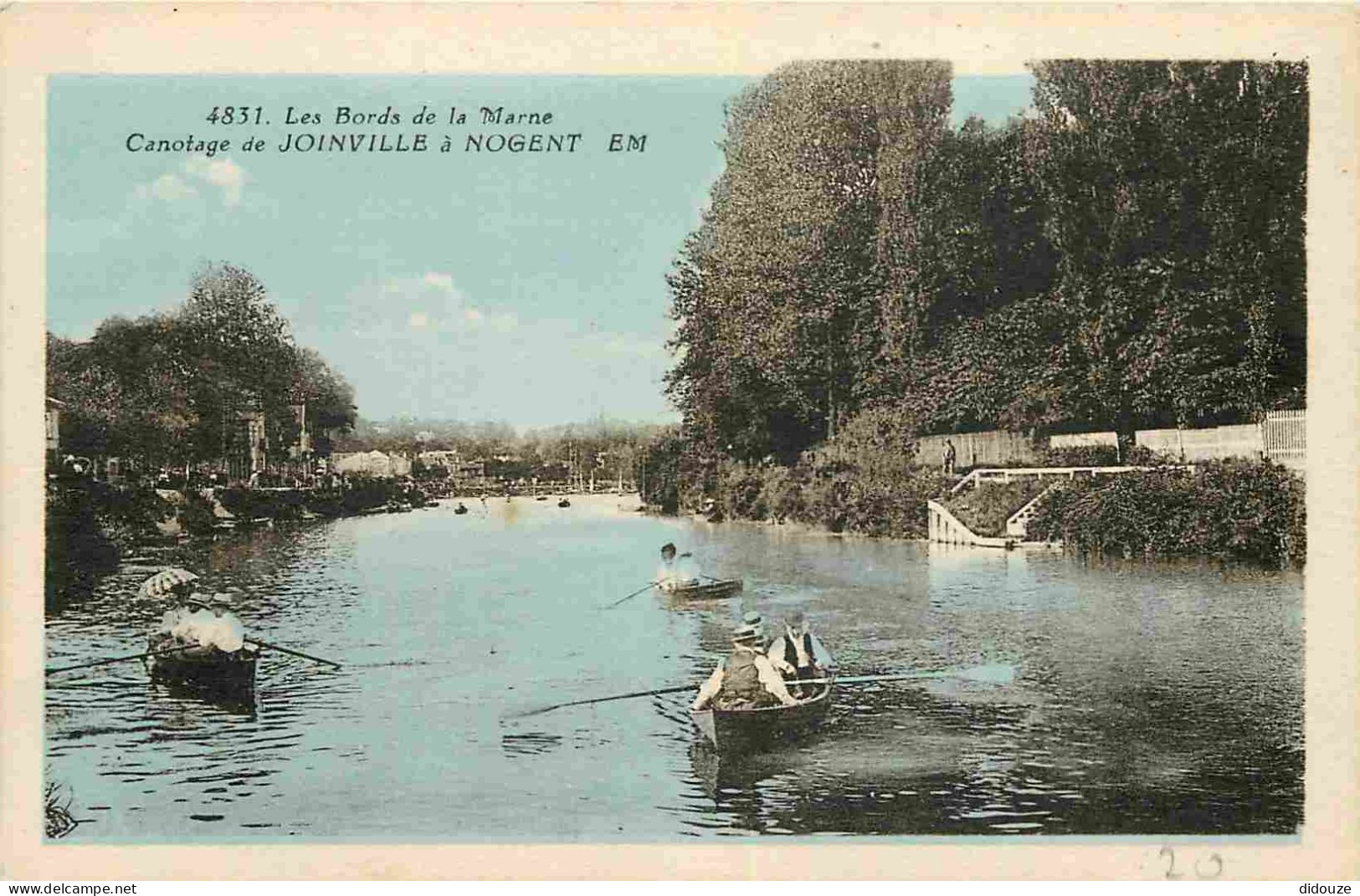 94 - Joinville Le Pont - Les Bords De La Marne - Canotage - Animée - CPA - Voir Scans Recto-Verso - Joinville Le Pont