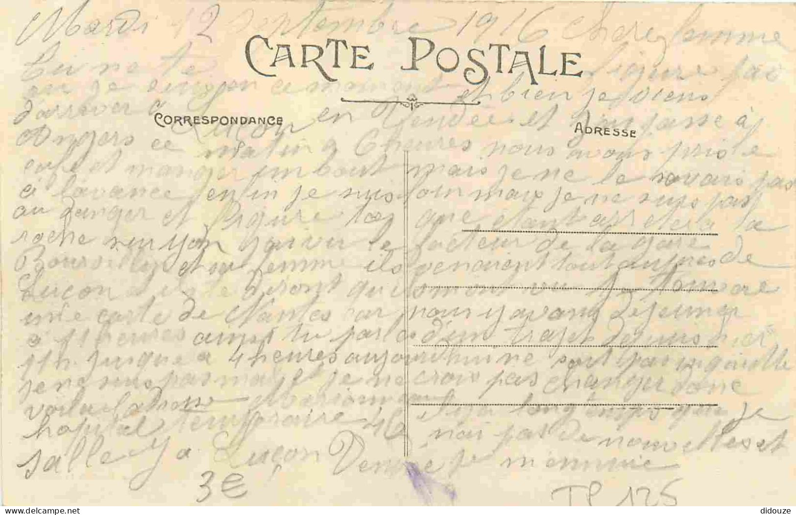 44 - Nantes - Le Quai Da La Fosse Et La Ville Pris Du Transbordeur - Correspondance - CPA - Voir Scans Recto-Verso - Nantes