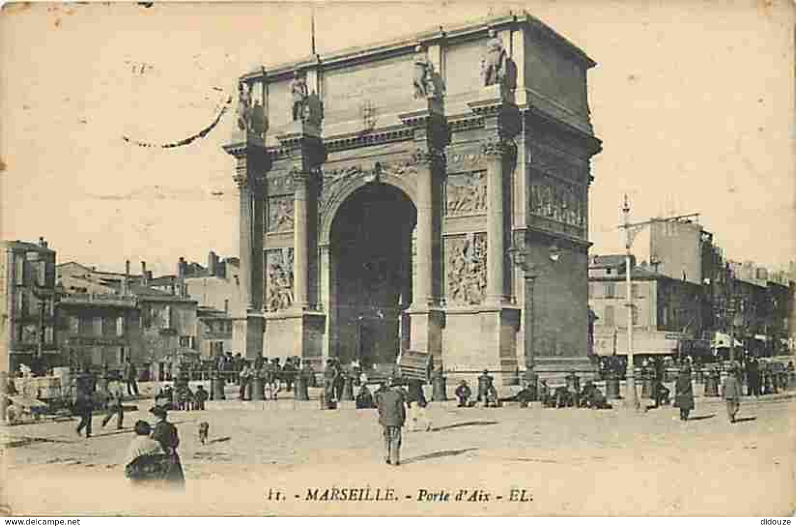 13 - Marseille - Porte D'Aix - Animée - Voyagée En 1917 - CPA - Voir Scans Recto-Verso - Unclassified