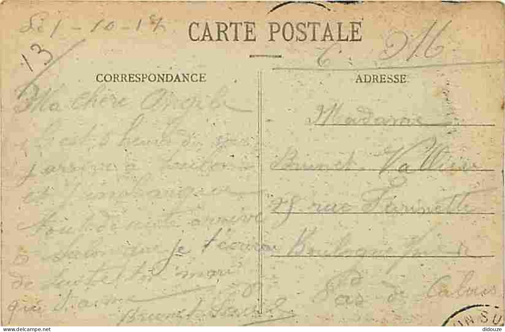 13 - Marseille - Porte D'Aix - Animée - Voyagée En 1917 - CPA - Voir Scans Recto-Verso - Unclassified