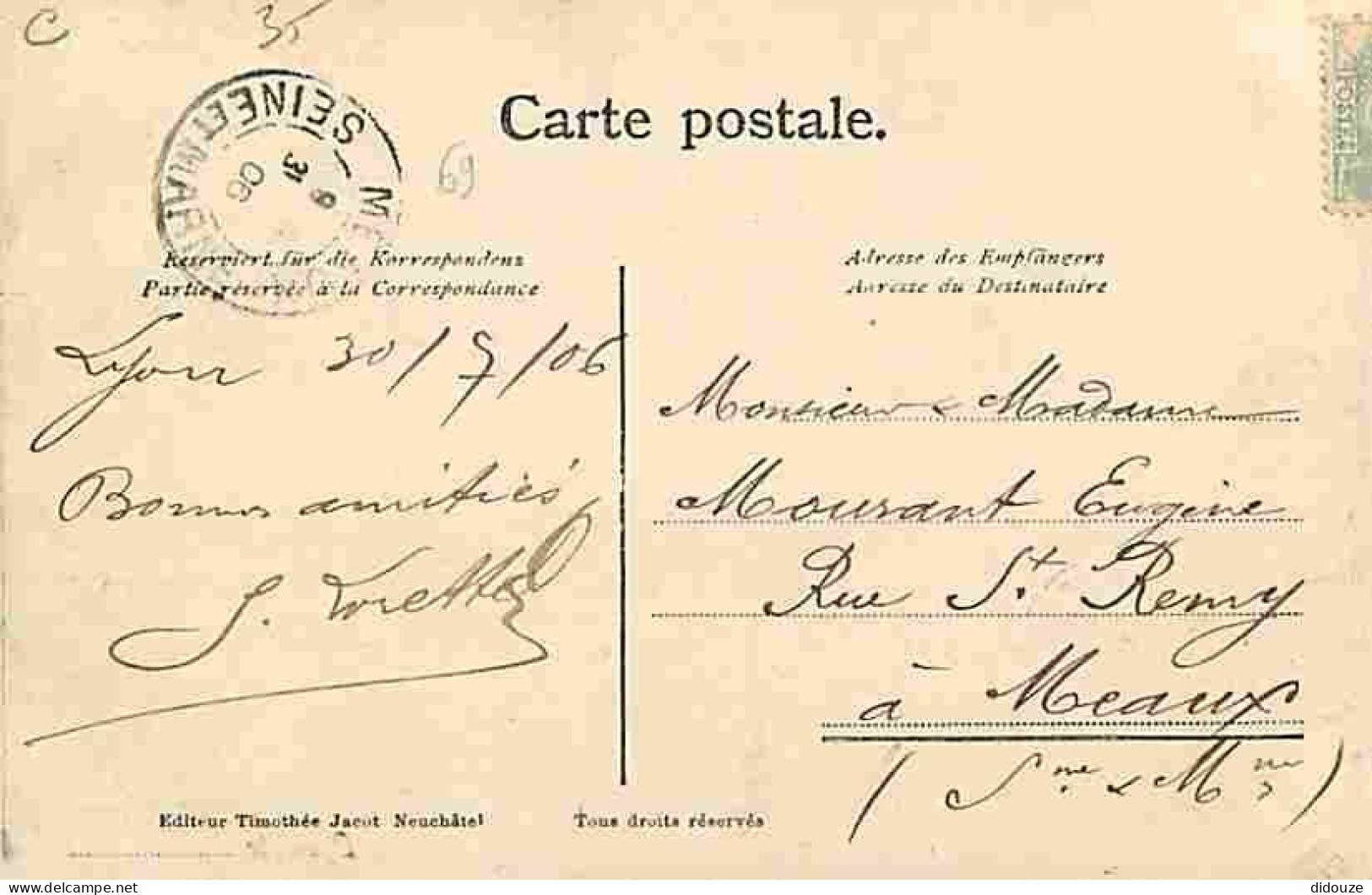 69 - Lyon - Multivues - Année 1906 - CPA - Voir Scans Recto-Verso - Sonstige & Ohne Zuordnung