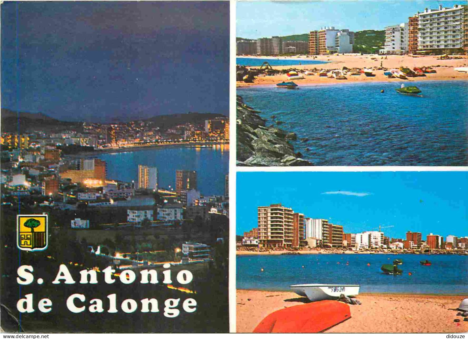 Espagne - Espana - Cataluna - Costa Brava - San Antonio De Calonge - Multivues - Blasons - CPM - Voir Scans Recto-Verso - Gerona