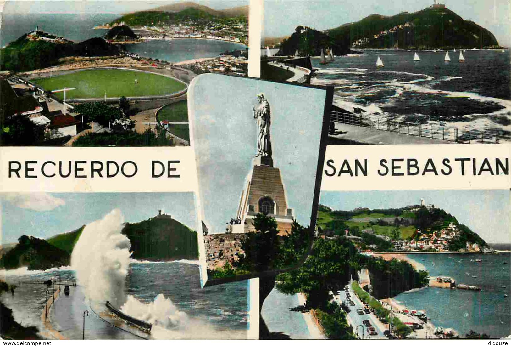 Espagne - Espana - Pais Vasco - San Sebastian - Multivues - CPSM Format CPA - Voir Scans Recto-Verso - Guipúzcoa (San Sebastián)