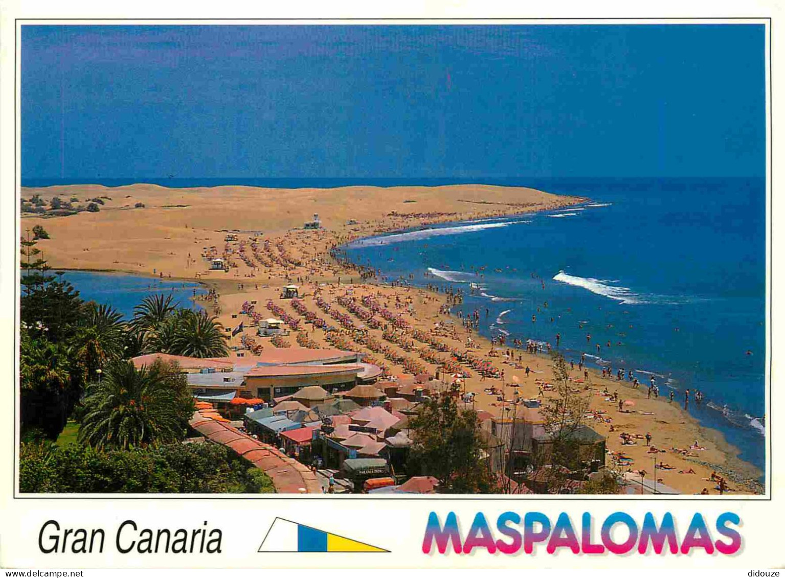 Espagne - Espana - Islas Canarias - Gran Canaria - Maspalomas - Playa - Plage - Vista Aérea - Vue Aérienne - CPM - Voir  - Gran Canaria