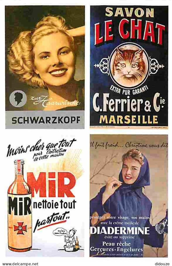 Publicite - Mir - Diadermine - Schwarzkopf - Le Chat - Carte Neuve - CPM - Voir Scans Recto-Verso - Advertising
