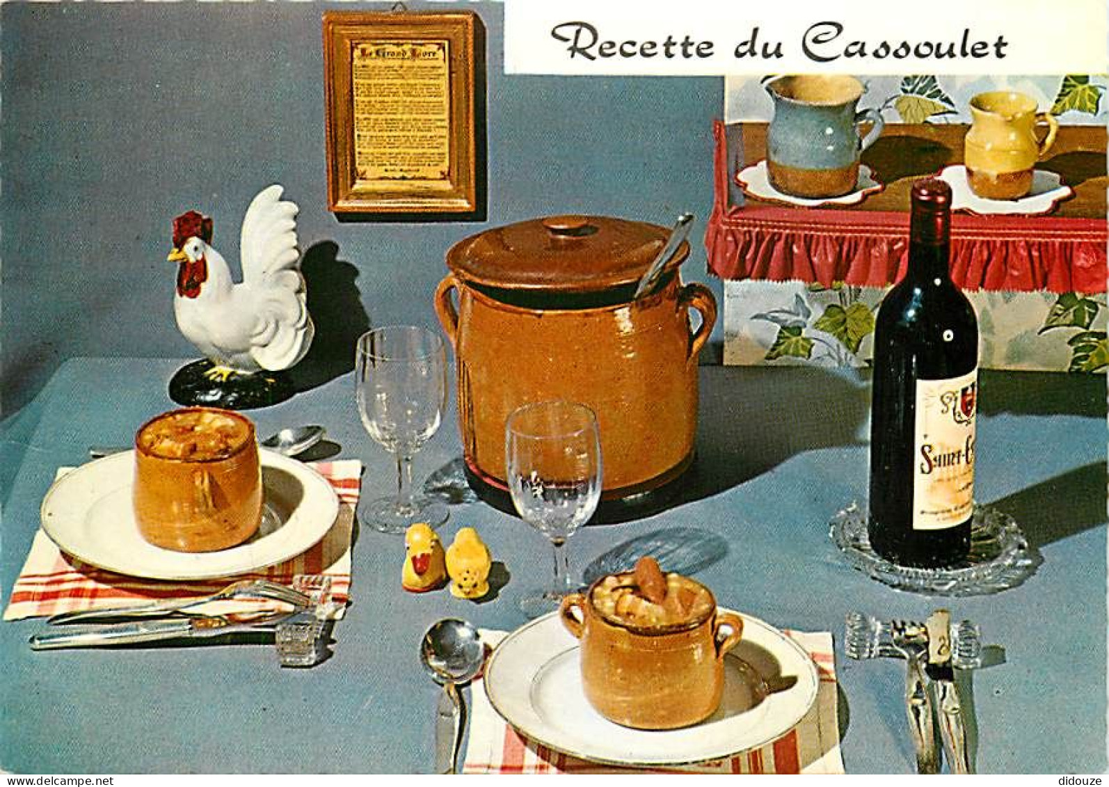 Recettes De Cuisine - Cassoulet - Carte Neuve - Gastronomie - CPM - Voir Scans Recto-Verso - Recipes (cooking)